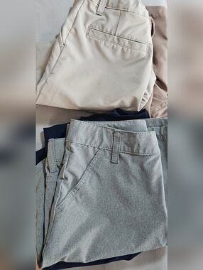 Boys Size 12 Pants Bundle 4pc School Church Khaki Navy Gray Uniform Lot